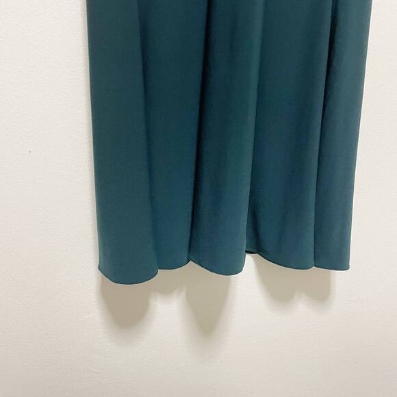 BHLDN Green Sleeveless Draped V-Neck Maxi Dress - Picture 2 of 9